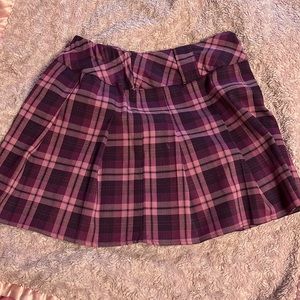 Good condition purple and pink midi skirt